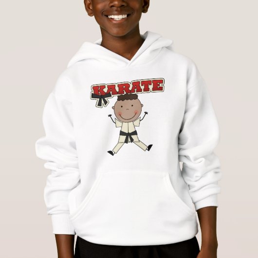 KARATE - Afrikaanse American Boy Tshirts en Gifts (Voorkant)
