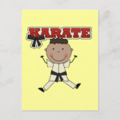 KARATE - Afrikaanse American Boy Tshirts en Gifts Briefkaart (Voorkant)