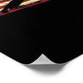 Karate American Flag Martial Arts Poster (Hoek)