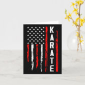Karate Amerikaanse vlag Kaart (Gele Bloem)