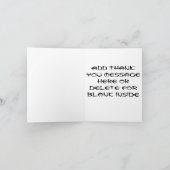 Karate Bedankt Opmerking Kaart (Binnen)