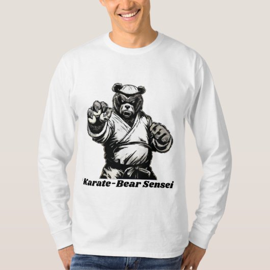 "Karate-Beer Sensei" T-shirt (Voorkant)