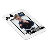 Karate Belt Achievement Flexibele Fotomagneet Magneet (Rechterzijde)