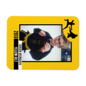 Karate Belt Achievement Flexibele Fotomagneet Magneet (Horizontaal)