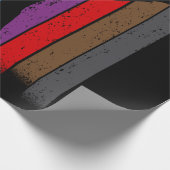 Karate Belt Colors Silhouette Cadeaupapier (Hoek)