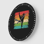 Karate Belt Colors Silhouette Grote Klok (Hoek)