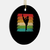 Karate Belt Colors Silhouette Keramisch Ornament (Rechts)