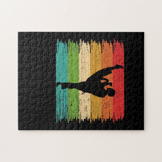Karate Belt Colors Silhouette Legpuzzel (Horizontaal)