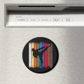 Karate Belt Colors Silhouette Magneet (Insitu (Vaatwasser))