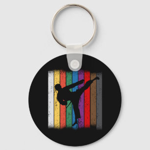 Karate Belt Colors Silhouette Sleutelhanger