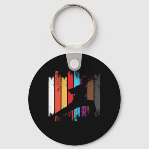 Karate Belt Colors Silhouette Sleutelhanger