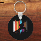 Karate Belt Colors Silhouette Sleutelhanger (Voorkant)