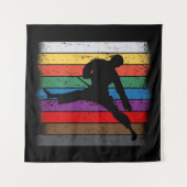 Karate Belt Colors Silhouette Wandkleed (Voorkant (horizontaal))