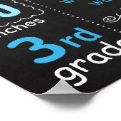 Karate Birthday-bord Poster (Hoek)