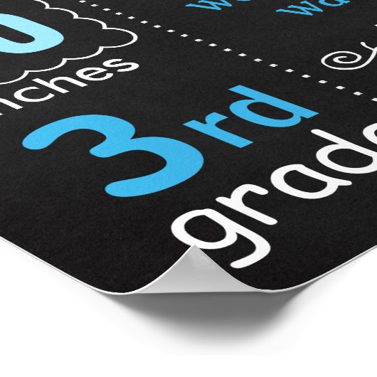 Karate Birthday-bord Poster (Hoek)