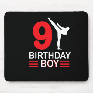 Karate Birthday T-shirt Boy Gift Kinderen Taekwond Muismat