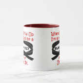 KARATE Black Belt als mijn papa 1 Mok (Midden)