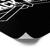 Karate Black Belt Gi Uniform Future Black Belt Poster (Hoek)