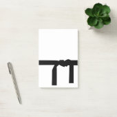 Karate Black Belt Post-it® Notes (Kantoor)