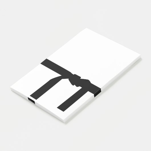 Karate Black Belt Post-it® Notes (Schuin)