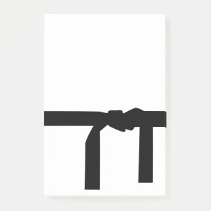 Karate Black Belt Post-it® Notes