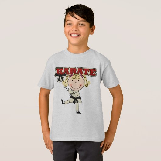 KARATE - Blond Girl T-shirts en cadeautjes (Voorkant volledig)