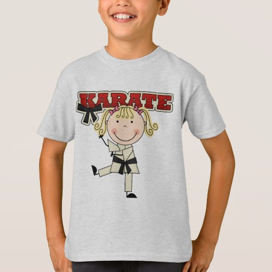 KARATE - Blond Girl T-shirts en cadeautjes (Voorkant)