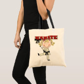 KARATE - Blond Girl T-shirts en cadeautjes Tote Bag (Voorkant (product))