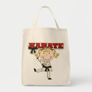 KARATE - Blond Girl T-shirts en cadeautjes Tote Bag