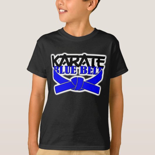 Karate Blue Belt T-shirt (Voorkant)