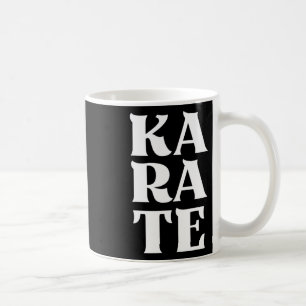 Karate Bold Letters Japanse Martial Art Karateka Koffiemok