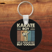 Karate Boy Als een gewone jongen, maar cooler grap Sleutelhanger (Voorkant)