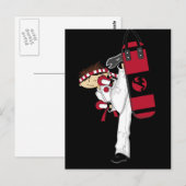 Karate Boy Briefkaart (Voorkant / Achterkant)