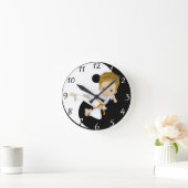 Karate Boy Clock Ronde Klok (Huis)