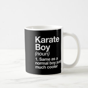 Karate Boy Definitie Grappige vechtsporten Koffiemok
