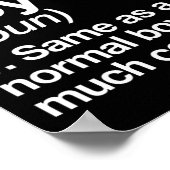 Karate Boy Definitie Grappige vechtsporten Poster (Hoek)