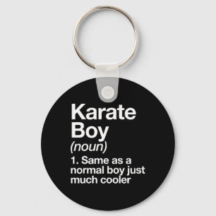 Karate Boy Definitie Grappige vechtsporten Sleutelhanger