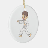 KARATE BOY KERAMISCH ORNAMENT (Rechts)