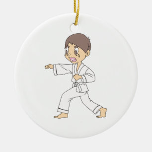 KARATE BOY KERAMISCH ORNAMENT