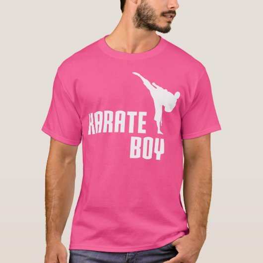Karate Boy Shirt Grappig Schattigee Martial Arts G (Voorkant)