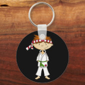 Karate Boy Sleutelhanger (Voorkant)