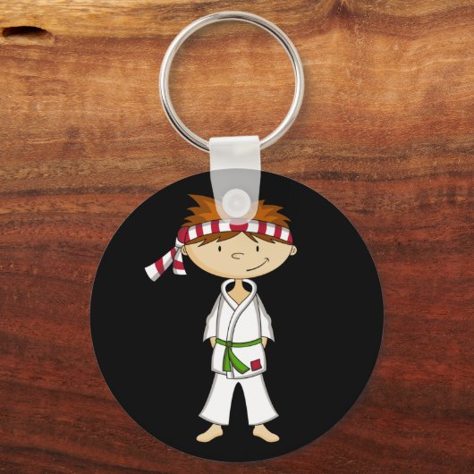 Karate Boy Sleutelhanger (Voorkant)