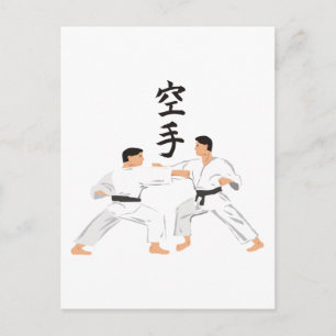Karate Briefkaart