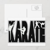 KARATE BRIEFKAART (Voorkant / Achterkant)