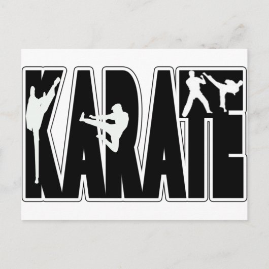 KARATE BRIEFKAART (Voorkant)