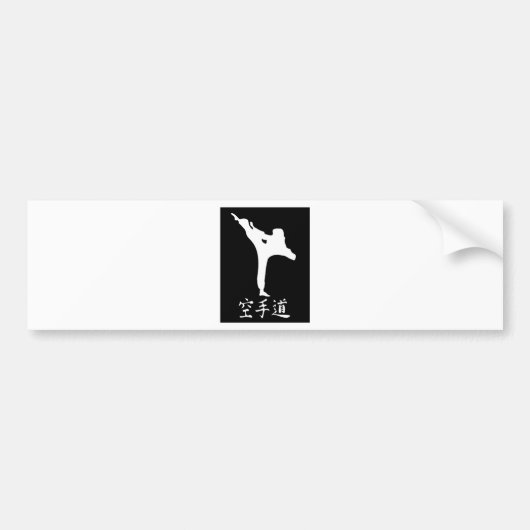 Karate Bumpersticker (Voorkant)