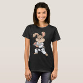 Karate Bunny Martial Arts Konijn Grappig Voor Kind T-shirt (Voorkant volledig)