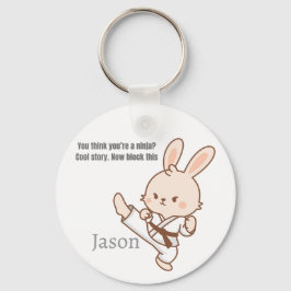 Karate Bunny-sleutelhanger  Sleutelhanger