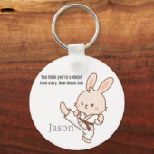 Karate Bunny-sleutelhanger  Sleutelhanger (Voorkant)