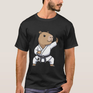 Karate Capybara Vechtkunst Grappig Voor Kinderen J T-shirt